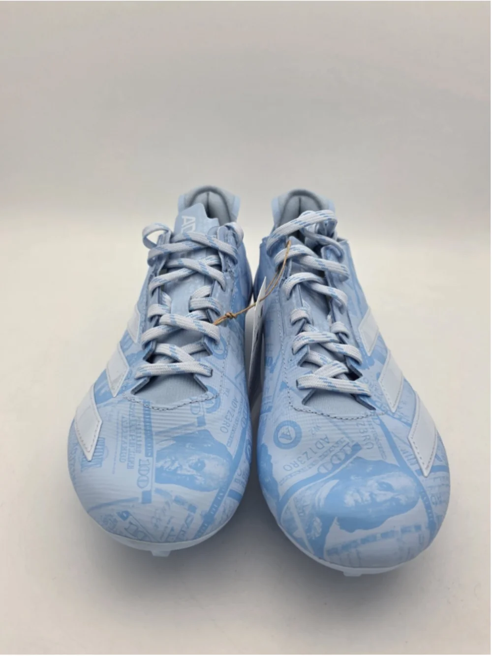 Adidas Adizero Electric II Cleats Currency Neutral Glow Blue 7.5M/8.5W JQ3981